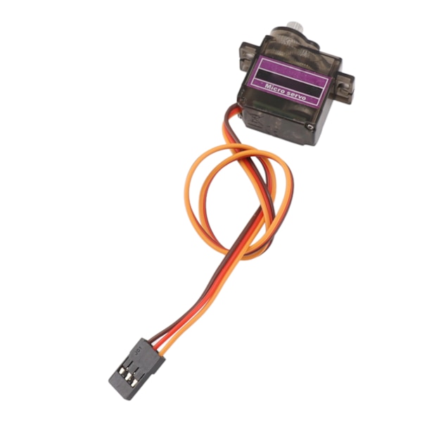 Mikroservo med dubbla kullager aluminiumväxlad styrservomotorsats Mini RC servo för RC flygplan Båtbilmodell
