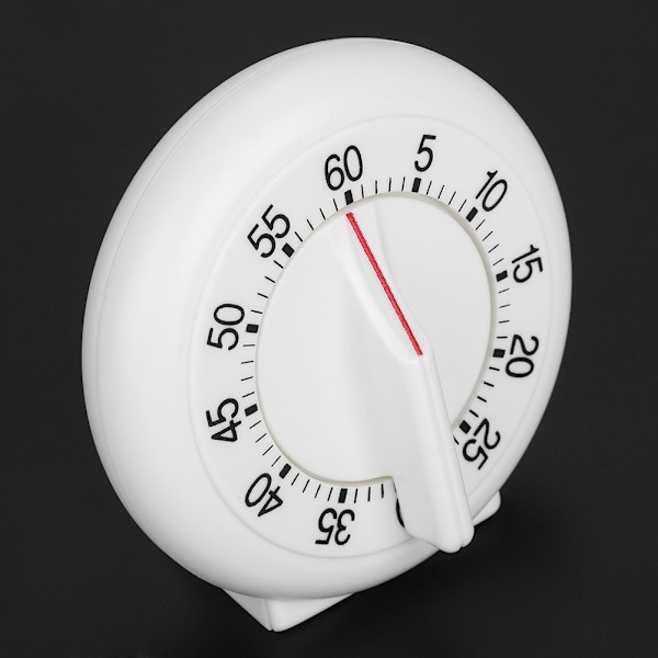 60 Minuter Rund Form Timer Kök Matlagning Ring Mekanisk Counter Väckarklocka