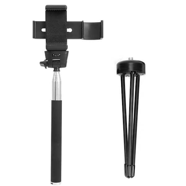 Ammattimainen Tripod Selfie Stick -mobiilipuhelimen pidike ja tukisetti, sopii OSMO Pocket -kameralle