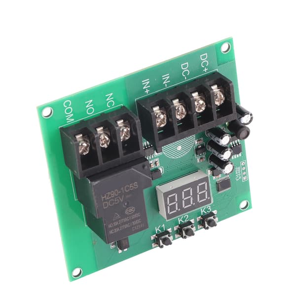 Strømdetekteringsmodul Digital Display Sensor Beskyttelseskort Detektor Switch DC 7‑30V