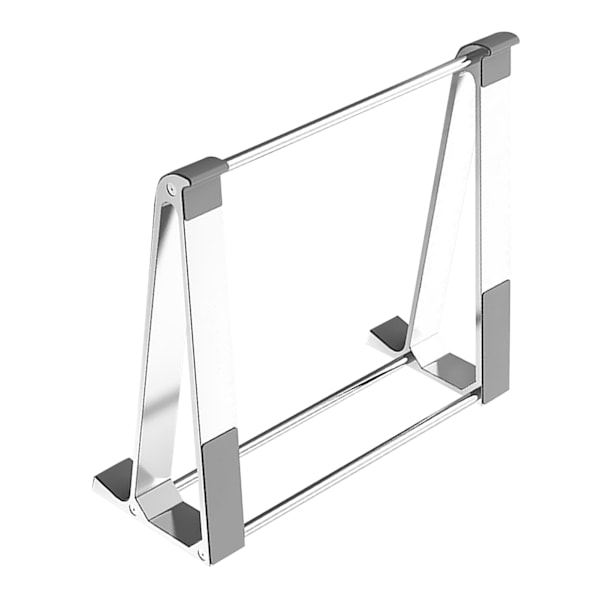 Laptopställ Ergonomisk Design Aluminiumlegering Skakfritt Mjukt Silikon Laptop Hållare för Enheter Under 17 Tum Silver One Size