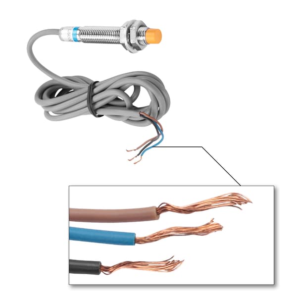 LJ8A3-2-Z/AY Nærhetssensor Bryter DC PNP Normalt Lukket NC 2mm Induktiv Sensor Bryter
