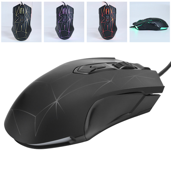 AJAZZ Trådløs Mus USB RGB Skrivebord Bærbar Gaming Justerbar DPI Datatilbehør AJ52AJ52 Star Black