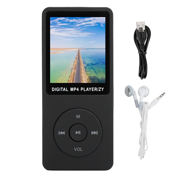 T418 Mini Bærbar HiFi MP4 Afspiller FM Radio Digital Stemmeoptager Lyd Enhed