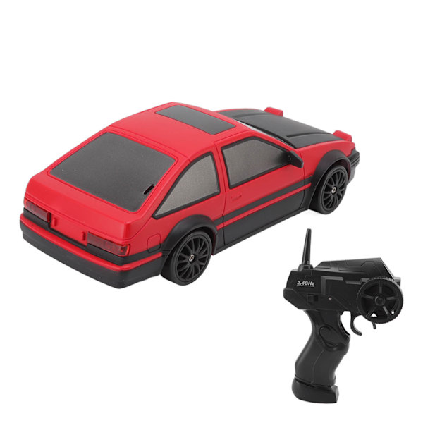 1:24 Ladbar modellbil, driftsikker, høyhastighets 27mhz sportsbil med driftdekk