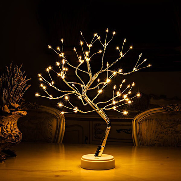 LED-Bonsai 4 väriä Valoa 108 LED-lampulla Koti Sisustus Kaukosäätimellä