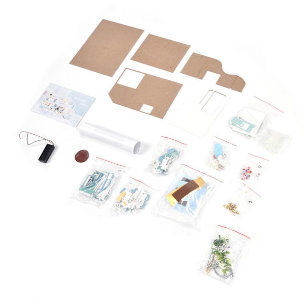 DIY Dollhouse Kit Miniatyrhusbyggsats Födelsedagspresent för barn över 14 år