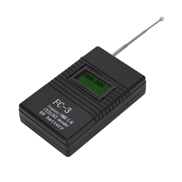Bærbar RF Frekvensmåler Tester for Walkie Talkie Dekoder 50MHz-2,4GHz