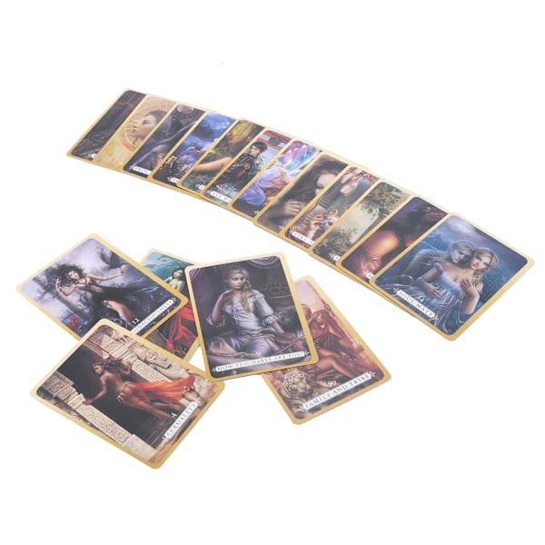 Party Tarot Card Deck Vuxen Portable Fate Divination Card Future Taling Board Game Gift