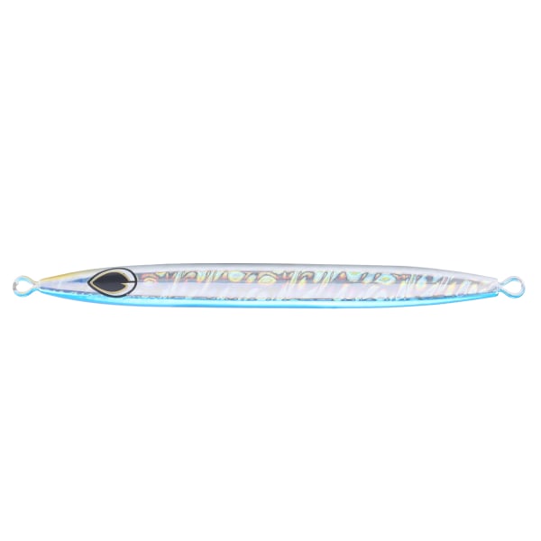 Hurtigsynkende jernplade Fiskelokke Hårdt agn 3D-øjne Bas Crankbait Tackle Wobler Blå