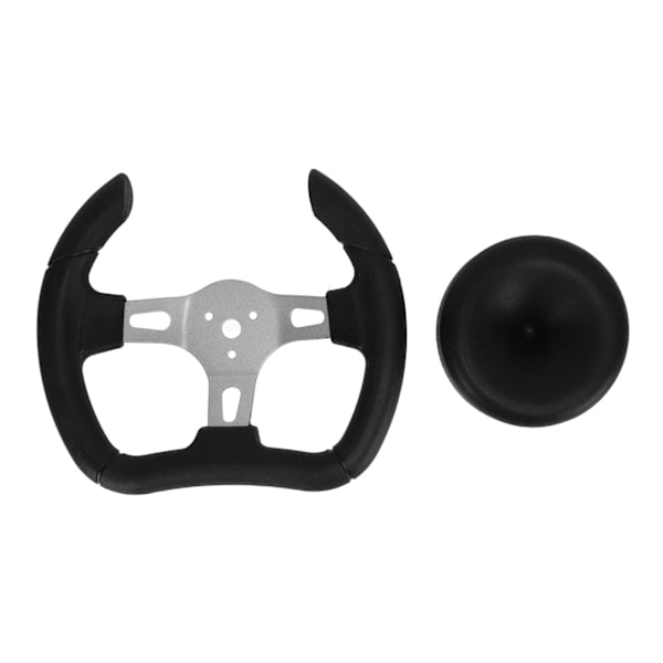 277 mm Racing Rat med 135 mm Adapter Sort PU Universal Reservedel til Sport Kart Go Karts