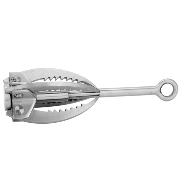 Rostfritt stål hopfällbar gripkrok Rock Climbing Claw Survival Tool Utrustning