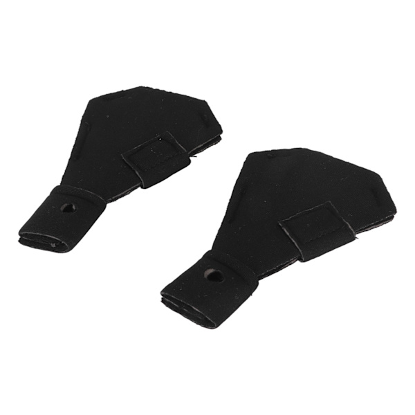 1 pari Ankan Tossut Andas Mukavat Ohut Suoja Vesilinnut Kengät Ankka Hanhi Vesilinnut Musta 9x6,5cm / 3,5x2,6in