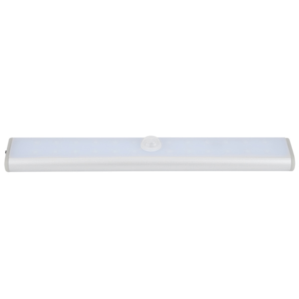 LED Bevegelsessensor Lys Skap Garderobe Lampe Under Skap Nattlys USB Oppladbar 24 LED-brikker