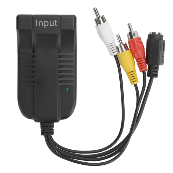 HDMI till AV/CVBS/S-videoadapter Kompositvideoljudkabelomvandlare 1080P