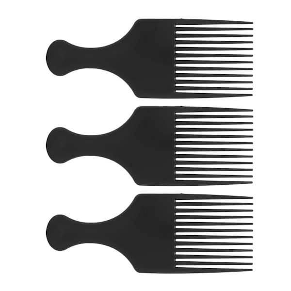 3st Professionellt hårval Bärbar salong Frisörsalong Afro Pick kam hårstylingverktyg