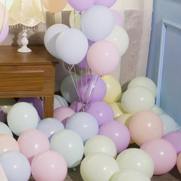 10 tommer 2,2 g macarons farve latex ballon bryllup værelse dekoration, orange 100 stk/pakke