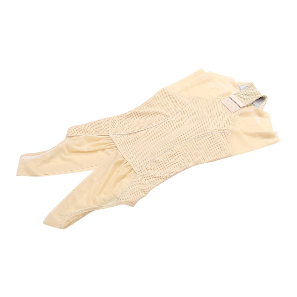 Slimming Body Shapewear Postpartum Rumplyftande Magkontroll Midjeträning Bodysuit (hudfärg)XL