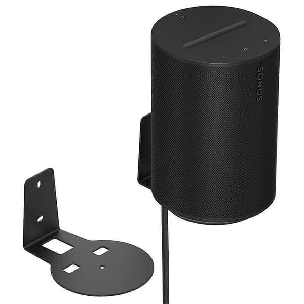 kpl. Sonos Era 100 -metalliseinäteline tilaa säästävä kaiutinpidike Black