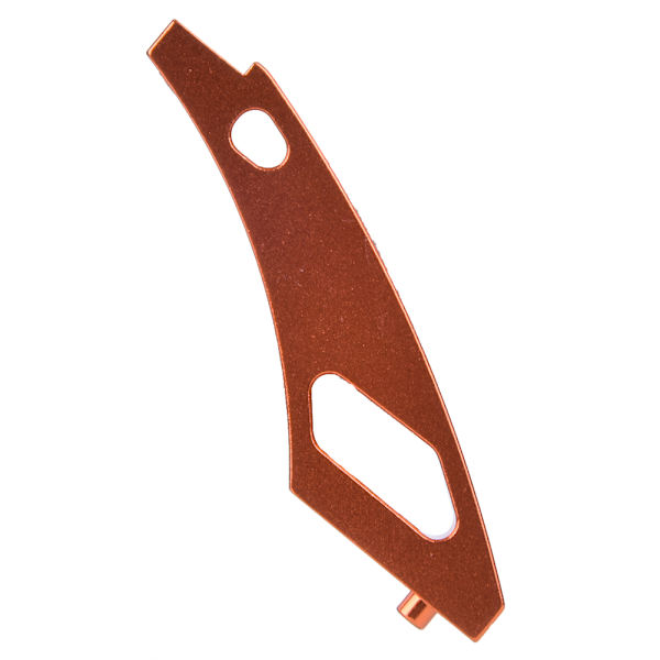Sett med aluminiumsbraketter for frontchassis til RC HIP 1/8 Ken Block Gymkhana (WR80014OR Oransje)