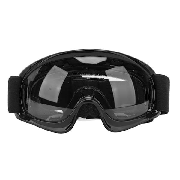 Dirt Bike Goggles för barn Slagtålighet UV-skydd Motorcykelglasögon för utomhuscykling Ski ATV Off Road Racing Svart