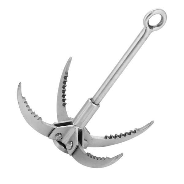 Rostfritt stål hopfällbar gripkrok Rock Climbing Claw Survival Tool Utrustning