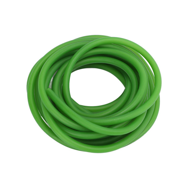 Q4070 5M Luonnonlateksikumiröör Stretch Elastinen putki Ulkoilma Metsästysvaihto NauhaFluoresoiva Vihreä