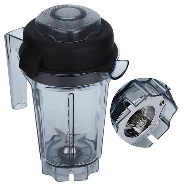 Transparent matmixerbehållare med byte av bladlock, tillbehör Passar för Vitamix-behållare 32oz
