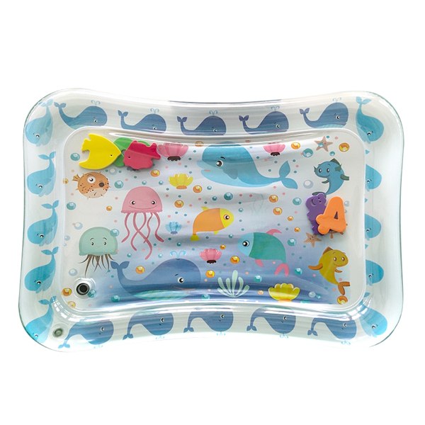 Oppustelig Baby Ice Pad Prone Pat Vandpude Havsdyr Matte 50*70cm Type H