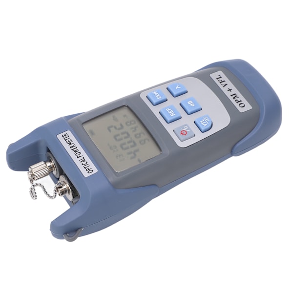 Fiber Optic Power Meter 1MW 7 Wavelength Accurate Optical Power Tester with Light for Communication Engineering