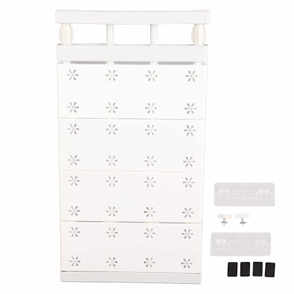 Garderobedeler Hylledeler Garderobe Hylle-garderobedeler Utvidbar perforering Fri for organisering Bristlengde 18,90‑31,50in