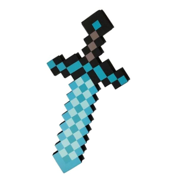 Diamond Sword Safe Soft EVA Diamond Foam Sword för tillbehör för speltemafestkostymer