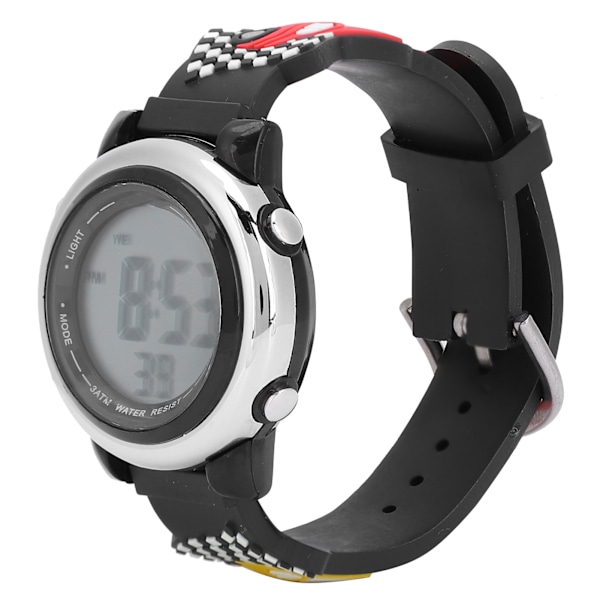 Multifunktionella Elektroniska Armbandsur Luminous Vattentäta Cartoon LED Barnklocka