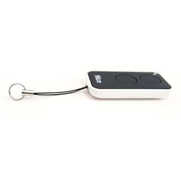 Original 2-kanals NICE INTI2 svart radiofjernkontrollsender 2 stk.