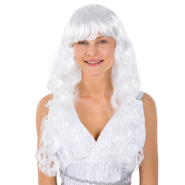 tectake Peruk Angel Vit White Vit