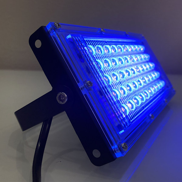 45W LED UV Svart Lys Blacklight Flomlys med Plugg for Utskrift Spraying US 110V