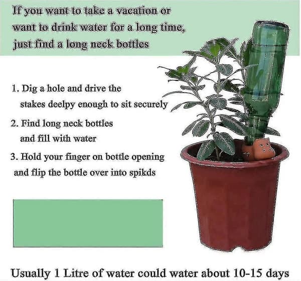 Vandingsspyd Kompatibel med planter, 2-pak