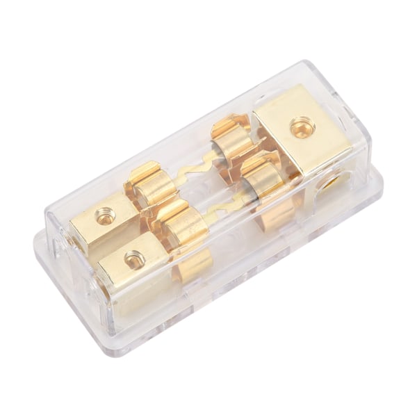 Strømfordelingsblokk 60A 1 inn 2 ut Audio Splitter Sikringsholder for bil RV Solsystem