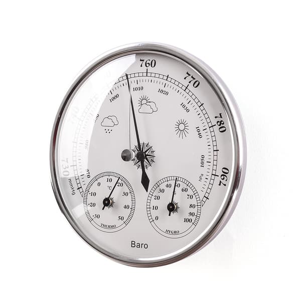 Barometer vejrstation med barometer og hygrometertermometer 3 i 1, 1 stk[LD]