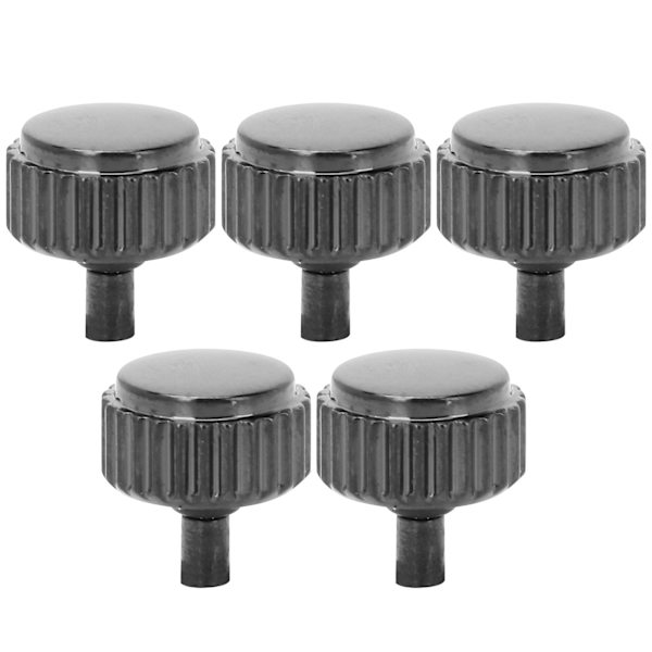 5 st Watch Crown Kit Långt rör Stort hål Slitstark Watch Crown reservdelar för professionell reparatör 5,5 mm