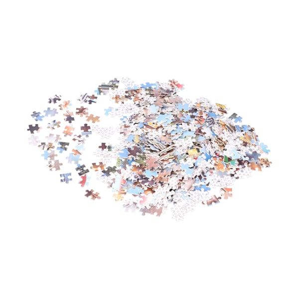 1000 Bitar Pussel Återvunnen Kartong Kreativ Underhållning Pussel Djup Skog Djur Jigsaw Gåva
