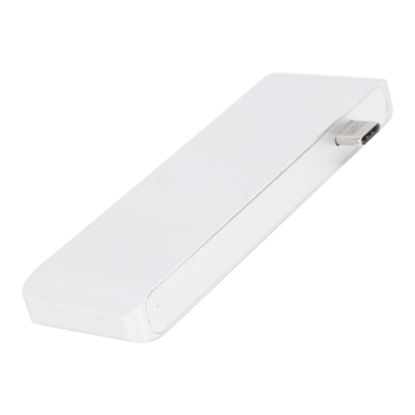 Type-C-sovitin 5-in-1 muistikortinlukija Multiport-sovitin USB 3.0 telakointiasema OS X -kannettavalle hopea