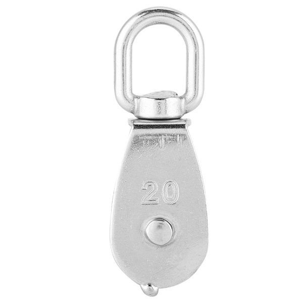 304 rustfritt stål svingeskjive Heavy Duty maskinvare for vaier (m20)