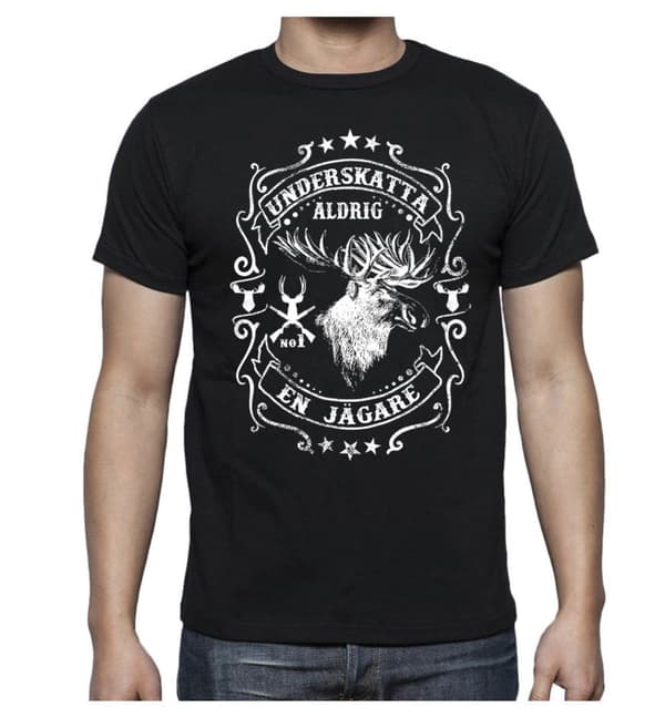 Jägare älg Tshirt & Mugg paket Underskatta aldrig en Jägare L l
