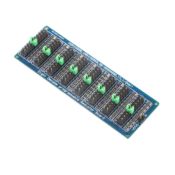 Programmerbart modstandskort 0.1R ‑ 9999999R 8 Sektioner 0.1R Nøjagtighed Elektronisk Komponent