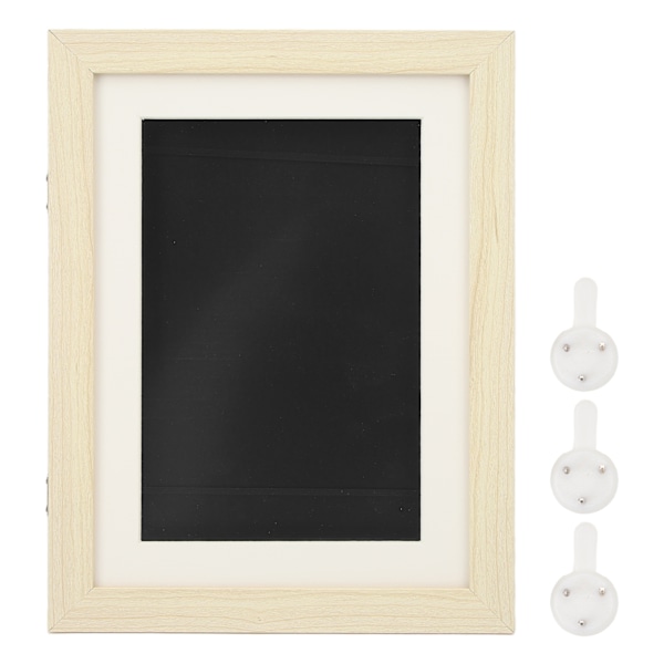 Børnebilledramme DIY Kunstværk Billede Front Åbningsramme Børn Tegninger Display Træ
