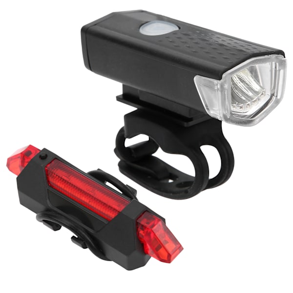 Cykellampor Fram & Bak USB Laddning Varnings Intelligent Sensor Ljus Cykling