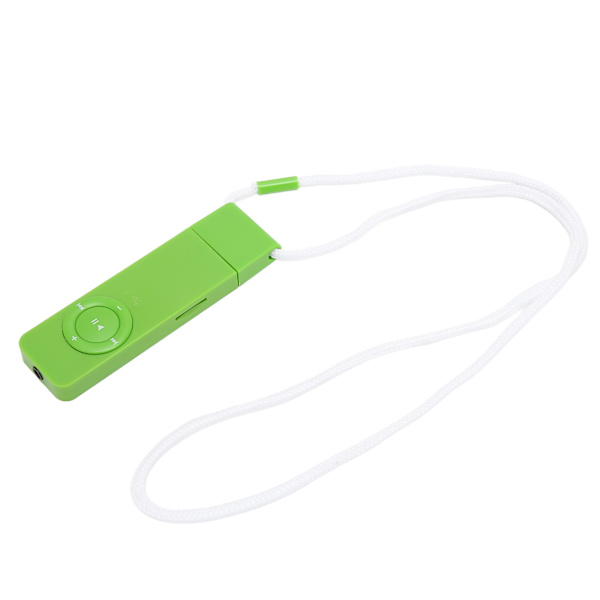 MP3-spelare Stöd för förlustfritt ljud Upp till 64 GB minimusikspelare för studenter som kör Green Travel