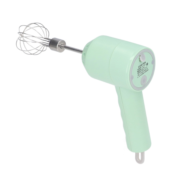 Elektrisk sladdlös handmixer liten hushållsvisp 3 hastigheter för köksbakning grön