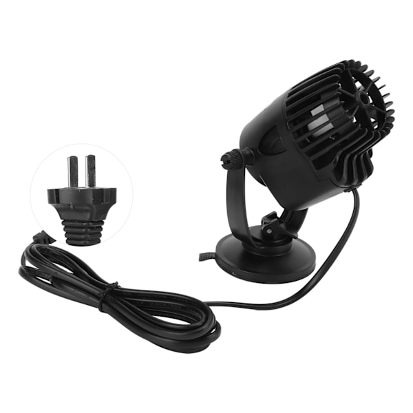 Akvarium Wavemaker Pumpe 360° justerbar reversjonsfri fiske-tank sirkulasjonspumpe for ferskvann saltvann US Plugg 110V ZY-200M